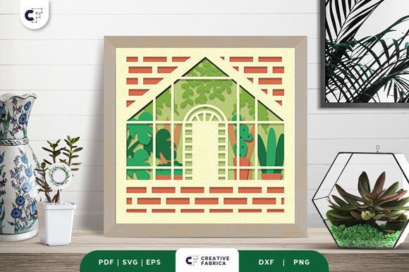 Download Greenhouse 3D Paper Cutting File - 3d paper cut Collection