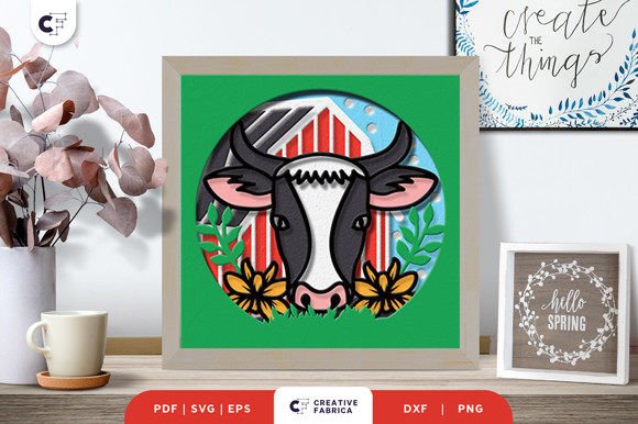 Download Floral Farm Animal 3D Paper Cut - 3d paper cut Collection