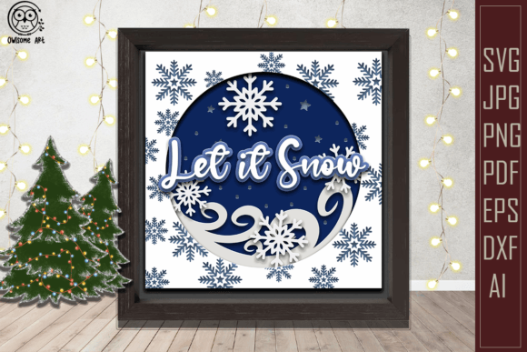 Download 3D Let It Snow SVG - Snow svg Collection