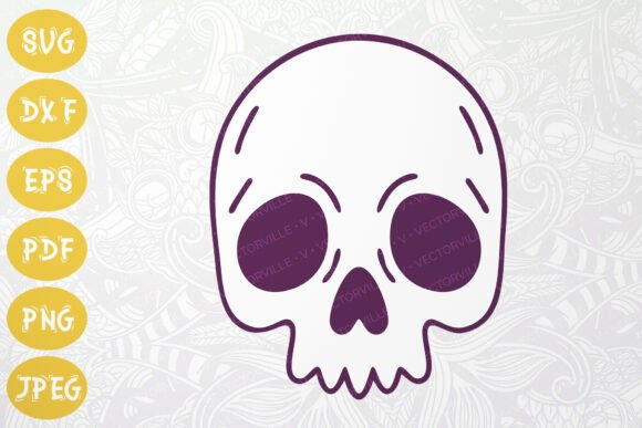 Download Minimal Skull Halloween SVG Clipart - Premium Bundle
