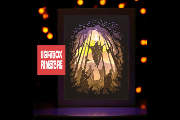 Download Ascension Day 3D Paper Cut Lightbox - 3d paper cut Collection